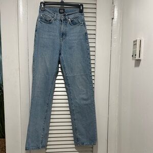 BDG Light Blue Straight Leg Jeans - High Rise